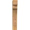 Ekena Millwork Imperial Block Rough Sawn Bracket, Western Red Cedar, 4"W x 14"D x 26"H BKT04X14X26IMP05RWR - alternate 4